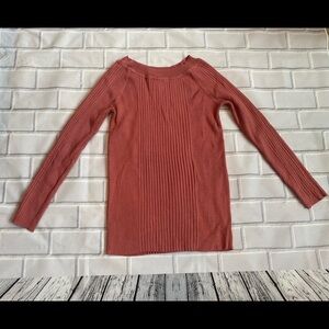 Rue21 Women's Ribbed Crew Neck Sweater - Rust/size L